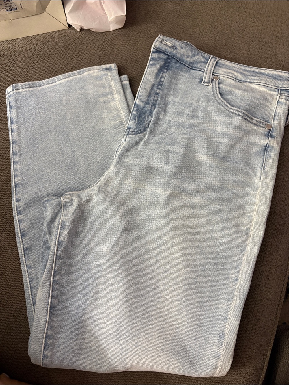Liverpool Women's Straight Jeans in Light Blue Denim